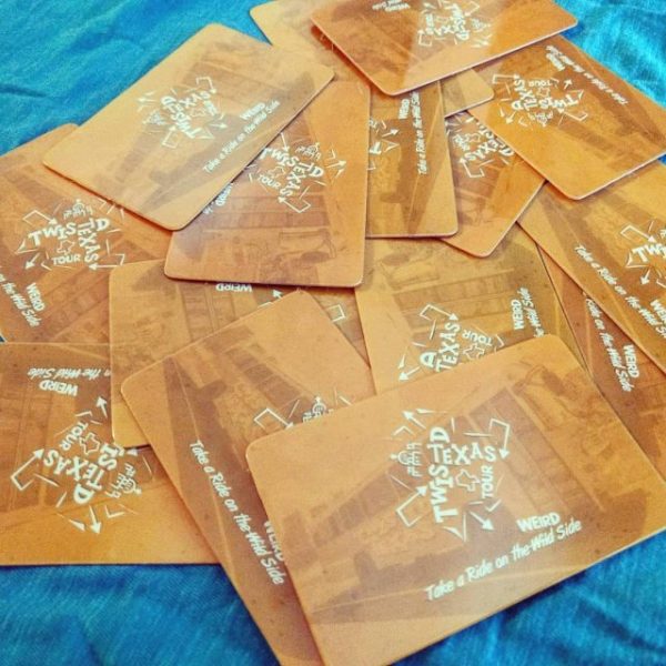 pile of orange gift cards