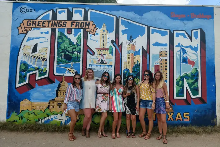 a group of people posing for a picture