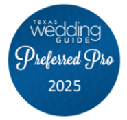 Texas Wedding Guide Preferred Pro 2025 badge